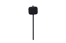 DANMAR - BLACK FELT BASSDRUMBEATER BLACK SHAFT